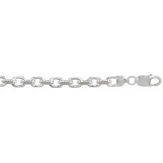 5.2mm Cable Chain, 8" - 24" Length, Sterling Silver